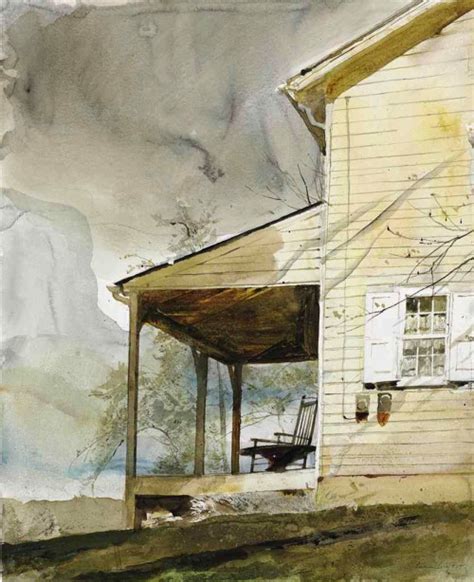 Andrew Wyeth Watercolor Of A Cottage Content In A Cottage