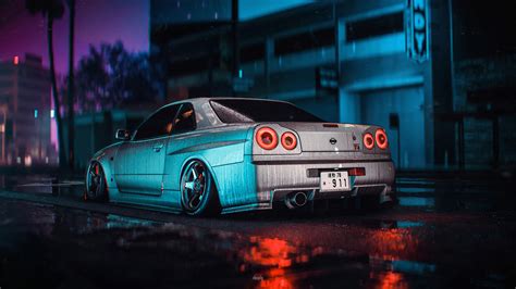 Looking for the best wallpapers? Nissan Skyline GT-R 4K wallpaper