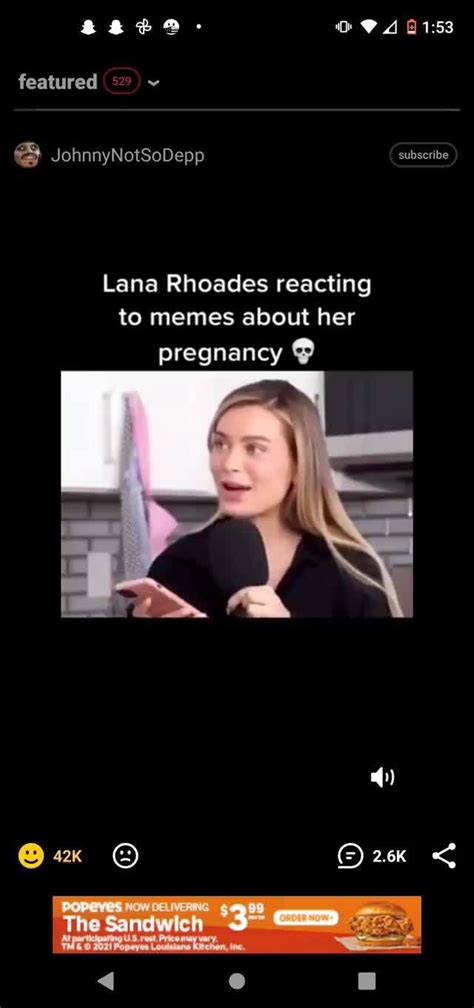 Featured And Johnnynotsodepp Lana Rhoades Reacting To Memes About Her