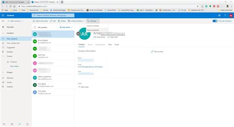 Exportera Kontakter Från Outlook Mail På Webben 2023