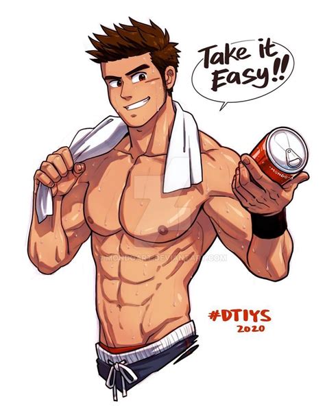 Take It Easy By MondoArt On DeviantArt Anime Guys Shirtless
