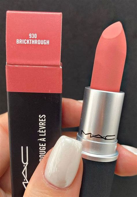 Mac Powder Kiss Brickthrough Mac Brickthrough Lipstick Mac