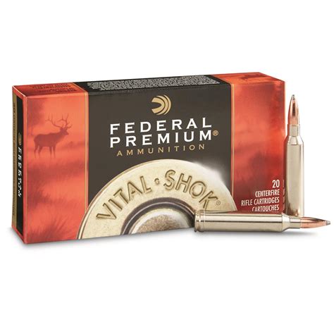 Federal Premium Vital Shok Nosler Partition 7mm Remington Magnum Np
