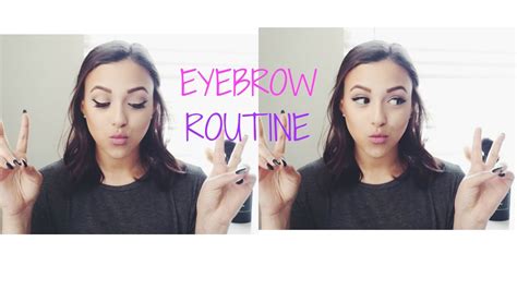 eyebrow shaping and highlighting tutorial youtube