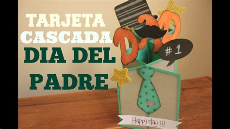 Bienvenidos al especial del día del amor y la amistad!! TARJETA EN CASCADA // DÍA DEL PADRE TUTORIAL - YouTube