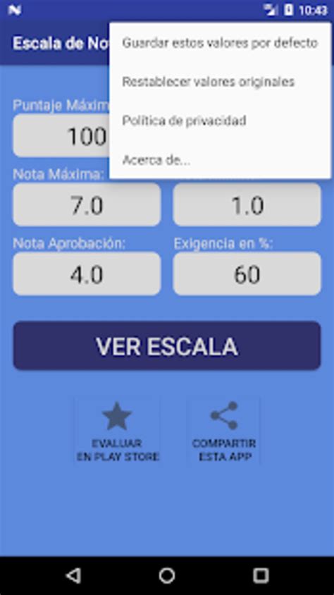 Escala De Notas Apk для Android — Скачать
