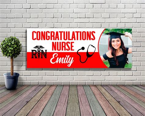 Digital Or Printed Nurse Graduation Banner Nursing Graduation Etsy