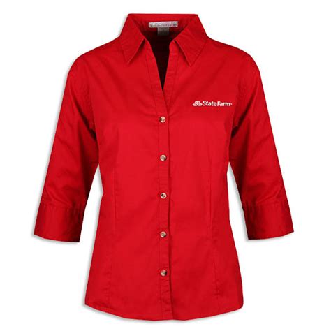 State farm is the largest property and casualty insurance provider in the united states. State Farm Product Detail - Ladies 3/4 Sleeve Shirt