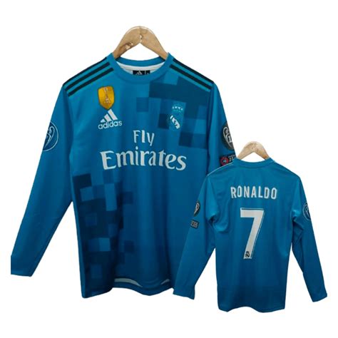Real Madrid Cronaldo Full Sleeve Retro Jersey Retro Collection