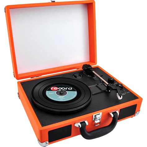Pyle Pro Pvttbt6or Portable Turntable With Bluetooth Pvttbt6or