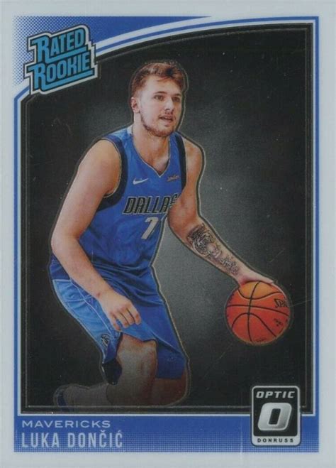 2018 donruss basketball luka doncic rookie rc #177 psa 9 mint 📈. 2018 Panini Donruss Optic Luka Doncic #177 Basketball - VCP Price Guide