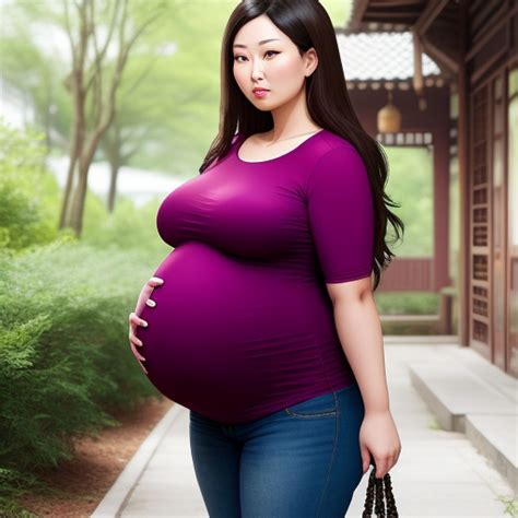 Image Ai Generator Pregnant Woman Big Tits Brunette Asian