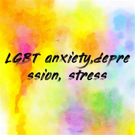 Lgbt Anxiety Depression Stress Podcast On Spotify