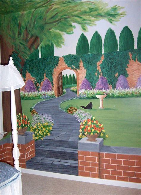 16 Secret Garden Wall Mural Ideas You Gonna Love Sharonsable