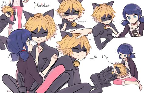 Chat Noir And Marinette Miraculous Ladybug Fan Art 39830877 Fanpop