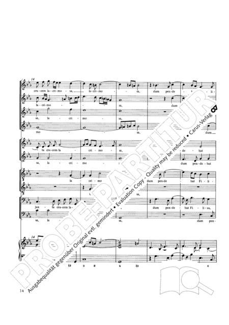 Stabat Mater By Domenico Scarlatti 1685 1757 Full Score Sheet Music