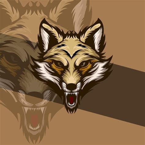 Premium Vector Head Of A Angry Wolf Mascot Sport Logo Design Wolf