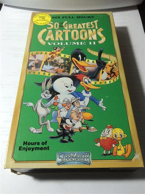 Mavin 50 Of The Greatest Cartoons Vhs Tape Bugs Bunny Daffy Duck Vrogue