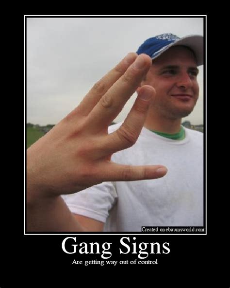 Gang Signs Picture Ebaums World