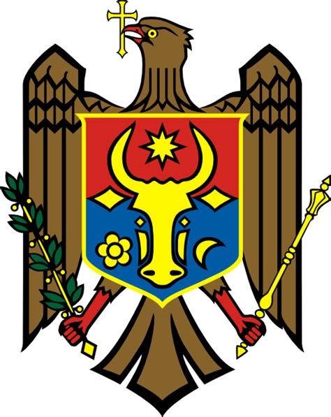 Coat Of Arms Of Moldova Coat Of Arms Moldova Moldova Flag