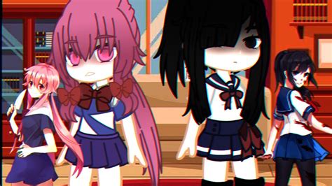 Forcing Ayano Aishi And Yuno Gasai To Meet With Each Other Youtube