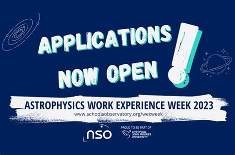 National Schools Observatory Astrophysics Work Experience Week All