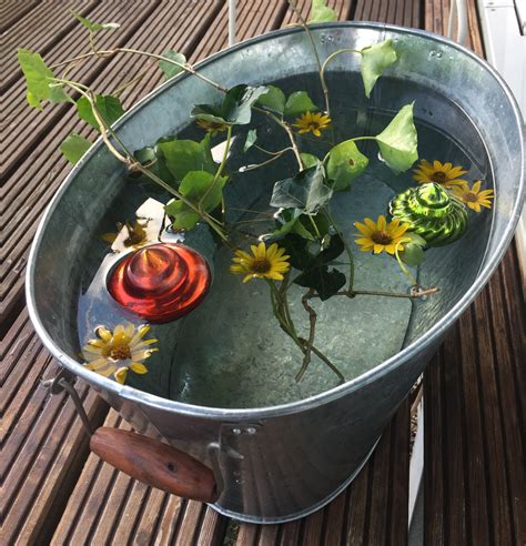 Entdecke gartenmöbel und balkonmöbel bei ikea: Zinkwanne von Ikea | Miniteich, Garten, Zinkwanne