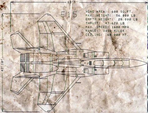 A Genuine F 15 Blueprint From Fort Macarthur
