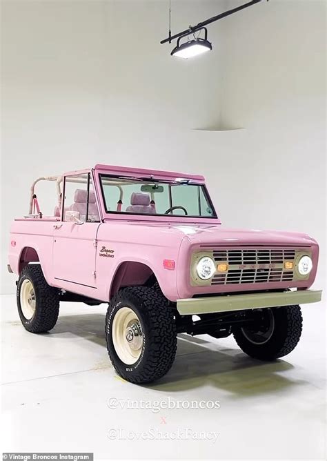 From The Pink Barbie Bronco To The Soon To Arrive Bundle Of Joy