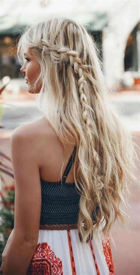 Double braided ponytail with loose end for little girls. 40 Cute and Sexy Braided Hairstyles for Teen Girls