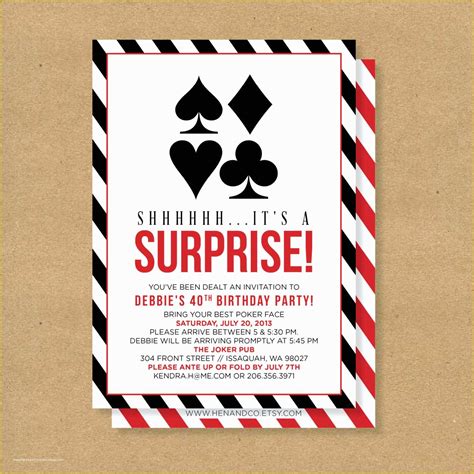 Free Printable Surprise Party Invitation Templates Of 15 Best Surprise