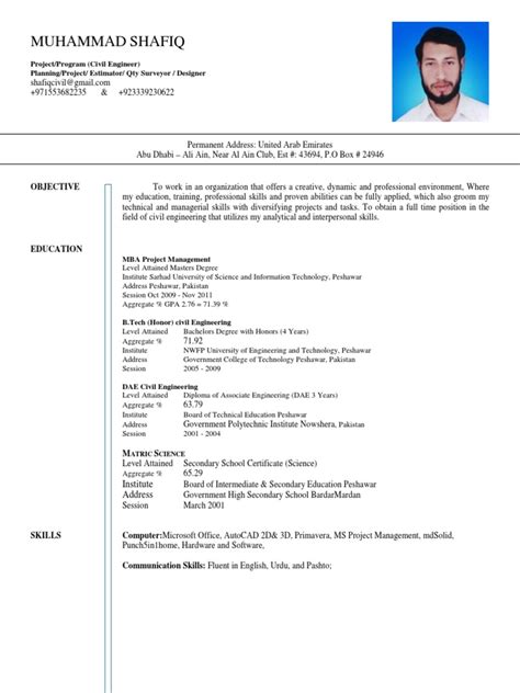 If you want to get a jump on mba resume formatting and organization, download our mba resume template so you can easily avoid the most common mba resume mistakes. B.tech Civil Engineer and MBA Project Management Resume ...