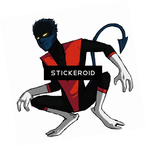 Nightcrawler X Men Superheroes Transparent Background Character Png