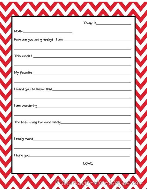 Printable Letter Template For Students Printable Templates