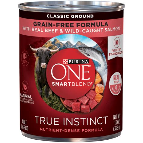 Contains white potatoes which some people want to avoid in their dog's diet. (12 Pack) Purina ONE Grain Free, Natural Pate Wet Dog Food ...