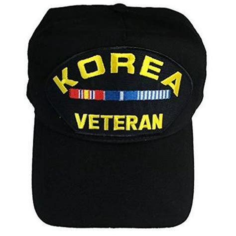 Korea Veteran W Service Ribbons Hat Cap Dmz Korean War 38th Parallel