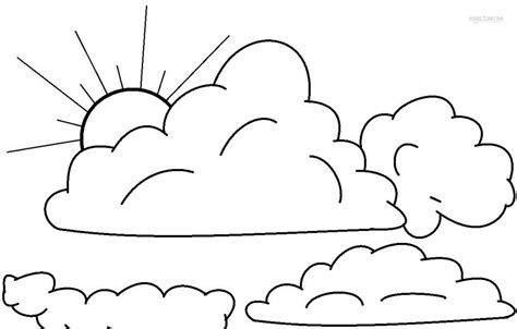 Free Sky Clouds Coloring Pages Moon Coloring Pages Coloring Pages