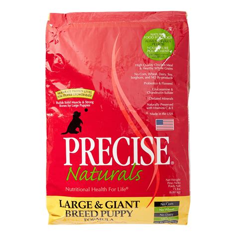 Precise Pet Naturals Large And Giant Breed Puppy Dry Dog Food 15 Lb