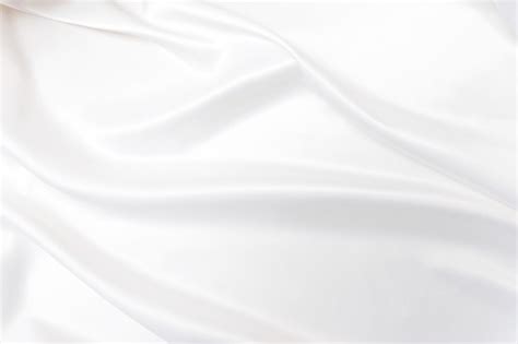Smooth Elegant White Silk Or Satin Texture Luxurious Backdrop Design