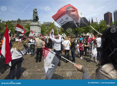 Pro Syria Demonstration Editorial Image Image Of Politics 24859965