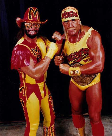 The Best Team Macho Man Randy Savage Hulk Hogan Wwf