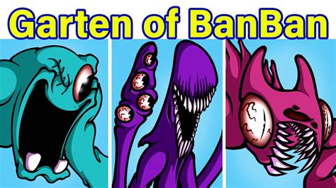 All New Monsters Garten Of Banban Leaks Concepts Ompilation Friday