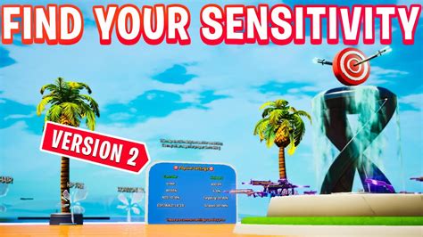 Find The Best Sensitivity Using This Map Fortnite Creative Youtube