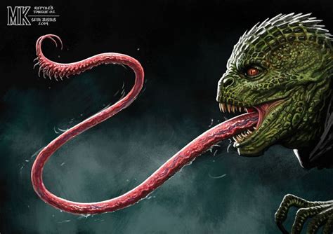 Mortal Kombat 2021 Movie Reptiles Tongue Seth Justus In 2022