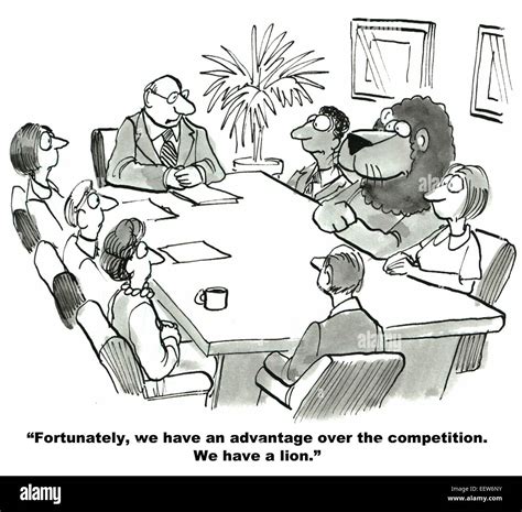 Business Competition Cartoon Images Foto Kolekcija