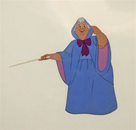 Fairy Godmother Animation Cel Cinderella 1950 Disney Art