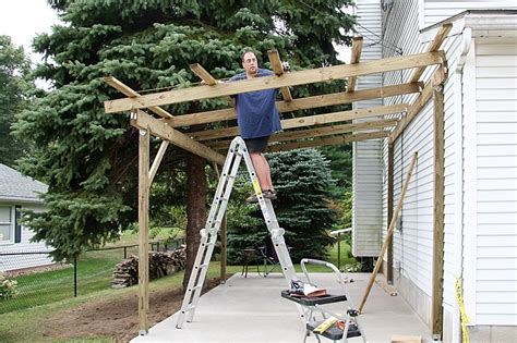 Diy Huis Building How To Build A Timber Lean To Carport House
