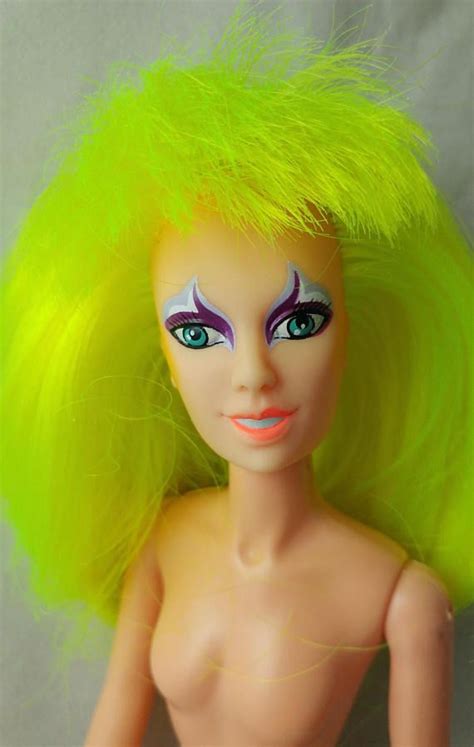 Pizzazz Doll Misfits Jem Holograms S Hasbro Fashion Doll Neon