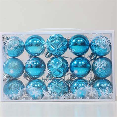 Box Christmas Balls Ornaments Anti Deformed Burr Free Christmas Ambience Balls Ebay