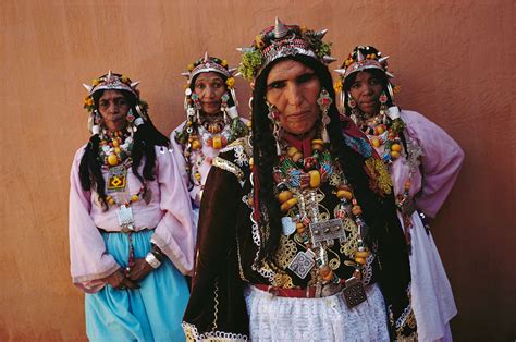 Berber Women Morocco Cultuur Etnische Juwelen Vrouw
